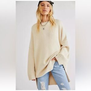 Free People - Peaches Tunic - Ivory size large